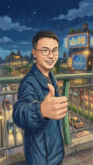 17 · 祝福动作 · 数字水彩风格